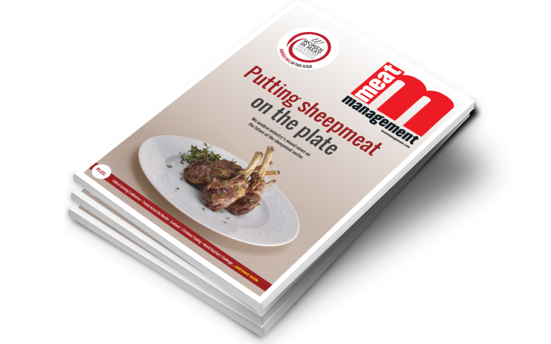 Meat Management magazine stack