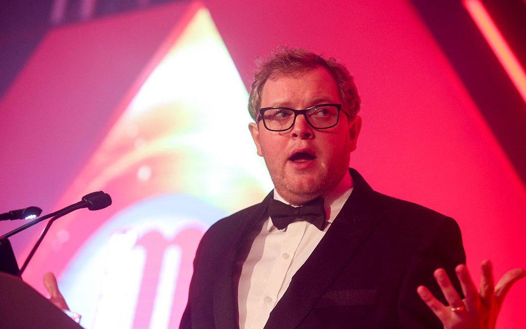 Comedian-Miles-Jupp-co-hosted-the-awards-ceremony.