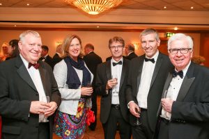 Andrew Kuyk CBE with Chritine Walsh, Gerard McGivorn and Bob Bansback OBE