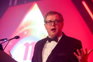 Comedian Miles Jupp co-hosted the awards ceremony