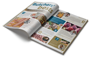 The Butcher open at a double page spread